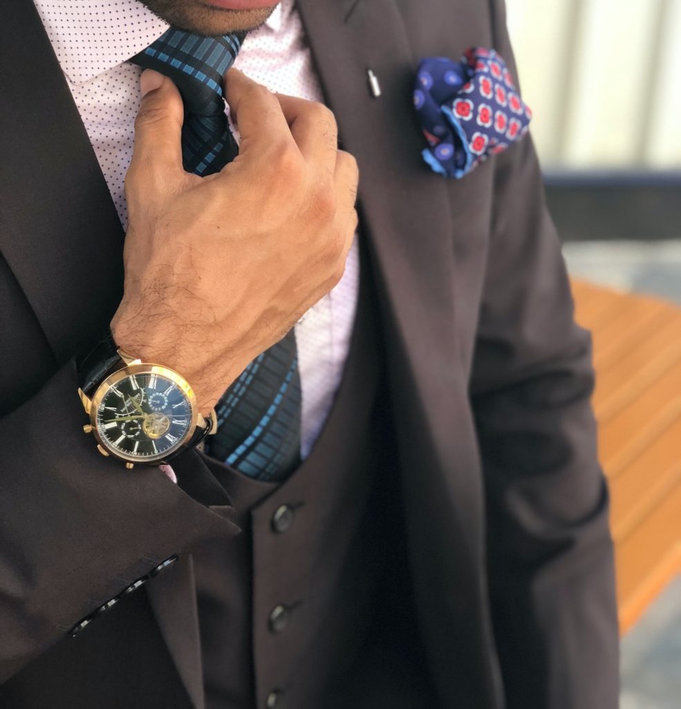 accessories for a suit