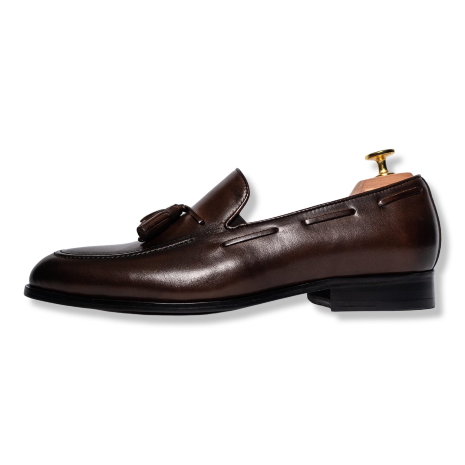 BROWN LEATHER LOAFER Woolcott St