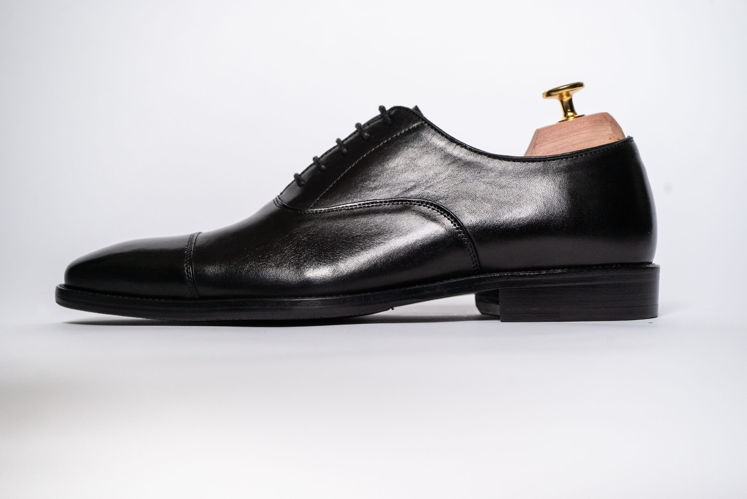 Black Oxford Lace Up Shoes - Woolcott St