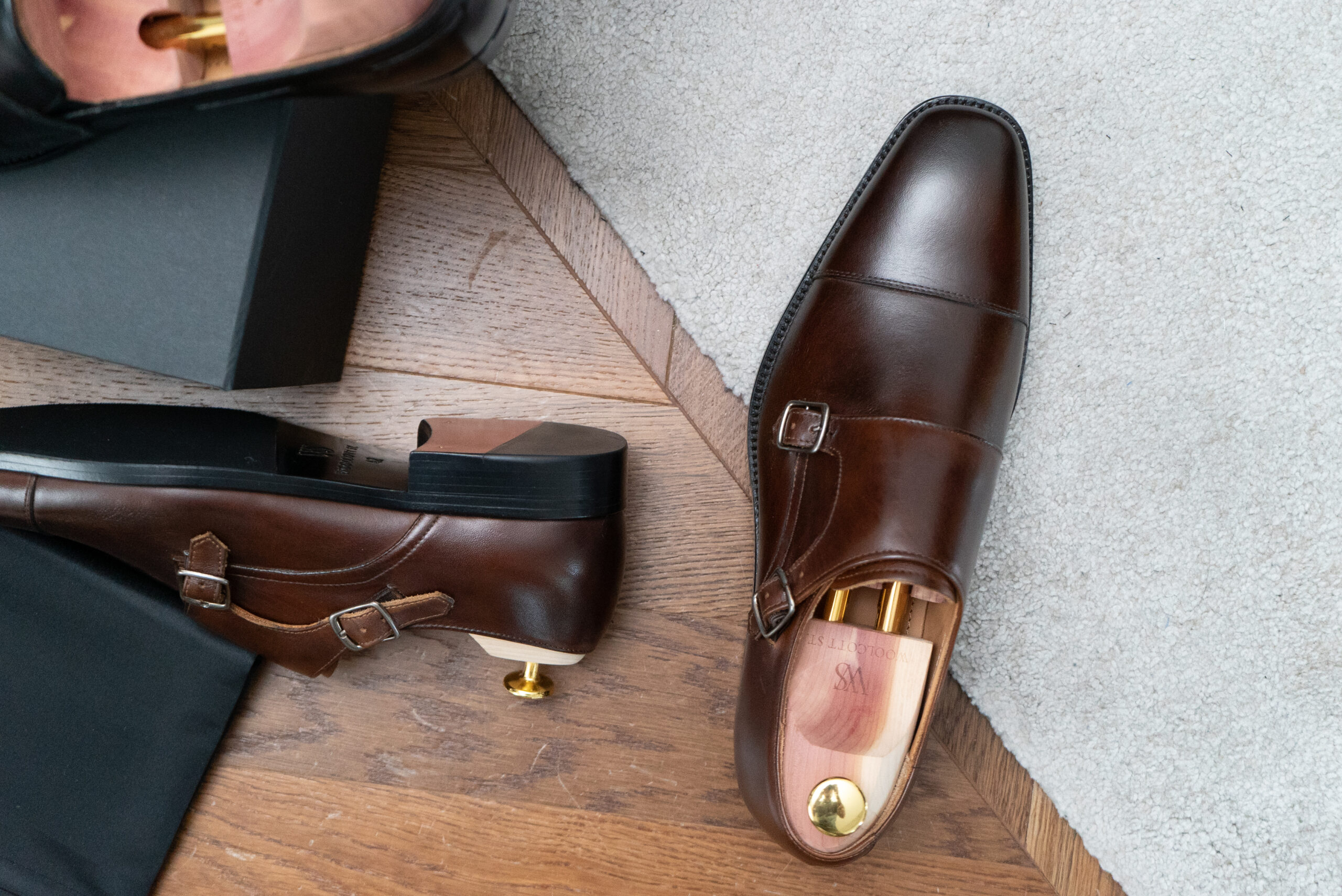 H&m monk online strap shoes