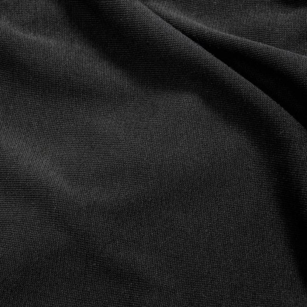 Merino Wool Quarter Zip Polo Onyx - Image 5