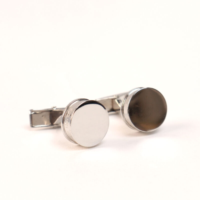 Silver Oval WS Cufflinks